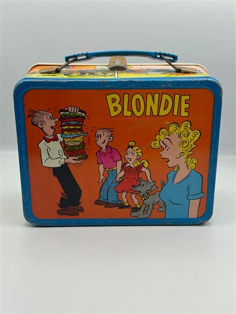 blondie metal lunch box|Vintage 1969 Blondie Metal Lunch Box .